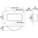 Recessed Castor Dishes - Set of 4