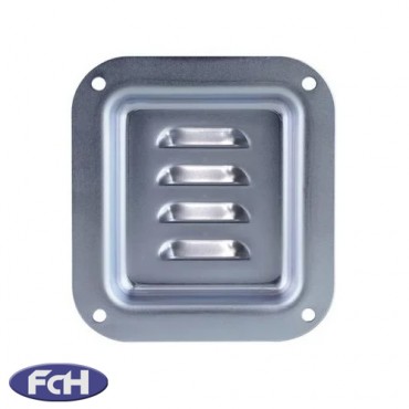 Small Zinc Dish with Louvre Vents