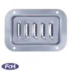Medium Zinc Dish with Vertical Louvre Vents