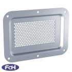 Large Zinc Dish with Perforated Vents