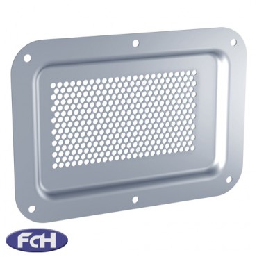Large Zinc Dish with Perforated Vents