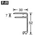 52mm Flightcase Aluminium Lidmaker  for 7mm Panels (2mts)