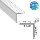 22mm x 22mm x 2mt Aluminium Flightcase Angle 