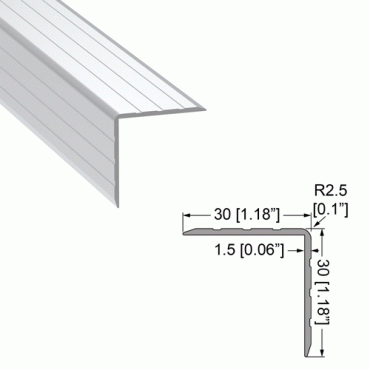 30mm x 30mm x 2mt Aluminium Flightcase Angle
