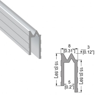 Aluminium Hybrid Extrusion for 5mm Panels 
