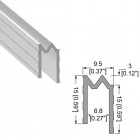 Aluminium Hybrid Extrusion for 6.8mm Panels 