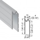 Aluminium Hybrid Extrusion for 7.3mm Panels 