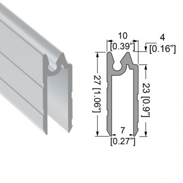 Aluminium Hybrid Extrusion for 7mm Panels 