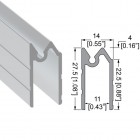 Aluminium Hybrid Extrusion for 11mm Panels 