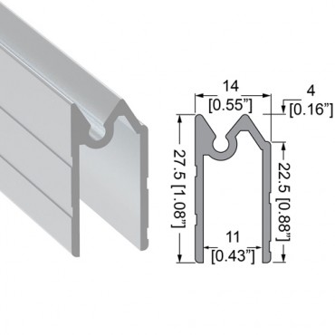 Aluminium Hybrid Extrusion for 11mm Panels 