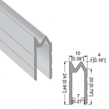Aluminium Hybrid Extrusion for 7mm Panels 