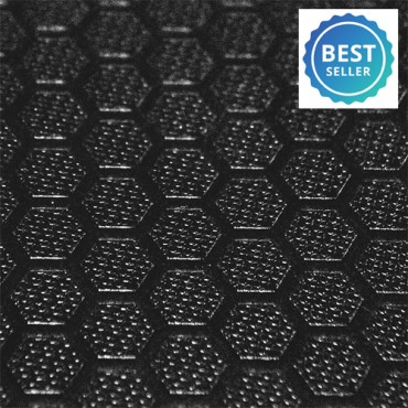 Black Hexagrip Pattern PVC Laminate
